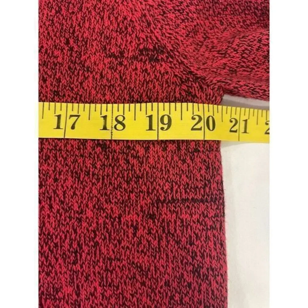 Izod Red Black‎ Heathered Youth XL 18/20 3/4 Zip